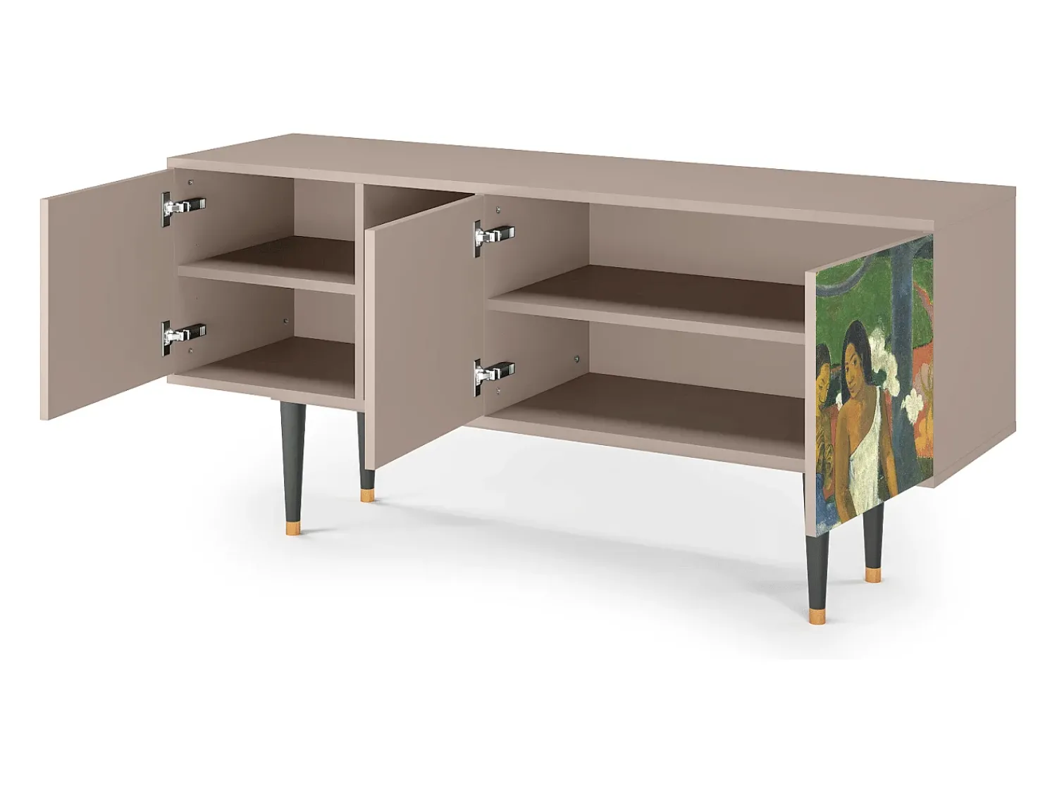 Móvel De Tv* Mueble de TV - 150х69х41 cm - T5 - Arearea , Latte Bege