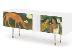 Móvel De Tv* Mueble de TV - 170х69х48 cm - T1 - Arearea , Branco Bege