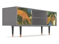 Móvel De Tv| Mueble de TV - 170х69х48 cm - T2 - Arearea , Cinza Cinzento