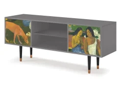 Móvel De Tv| Mueble de TV - 170х69х48 cm - T2 - Arearea , Cinza Cinzento