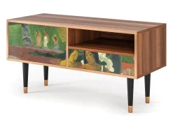 Mueble de TV - 115х59х48 cm - T3 - Arearea , Nogueira Castanho