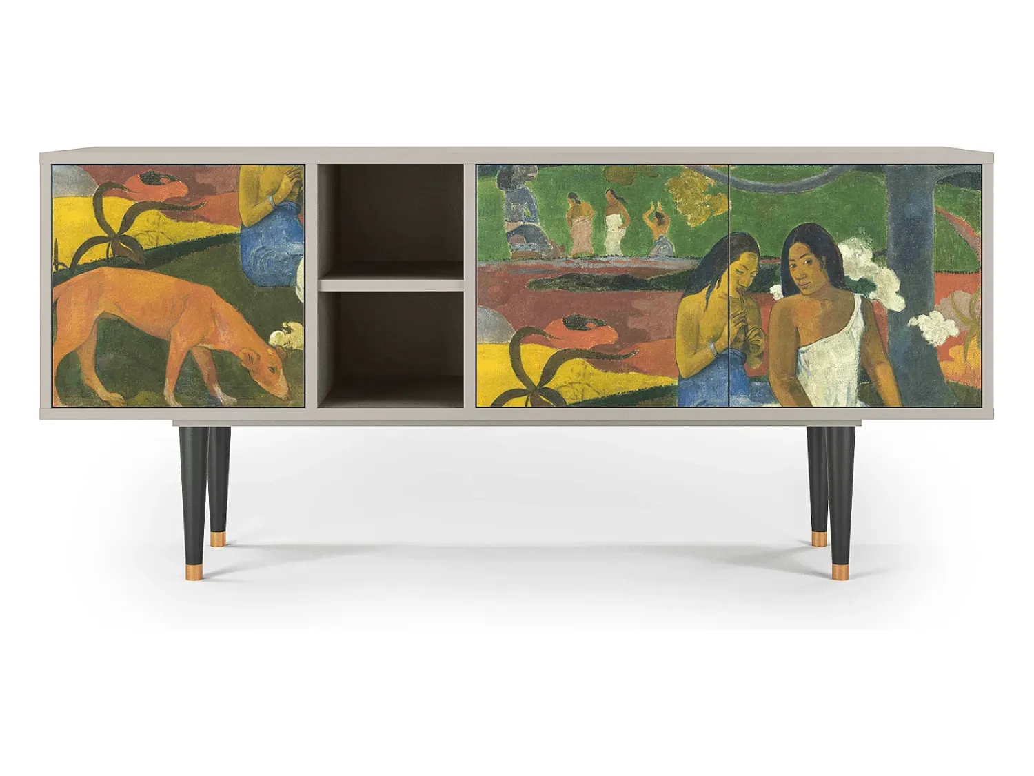Mueble de TV - 150х69х41 cm - T5 - Arearea , Areia Bege