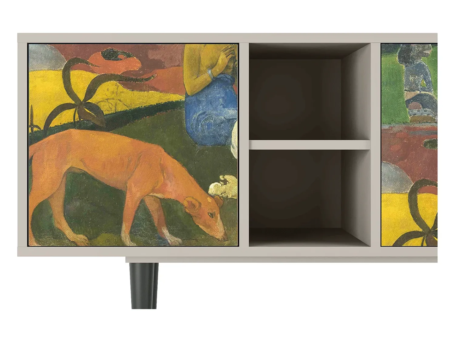 Mueble de TV - 150х69х41 cm - T5 - Arearea , Areia Bege