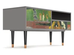 Mueble de TV - 115х59х48 cm - T3 - Arearea , Cinza^ Móvel De Tv