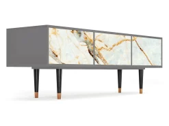 Mueble de TV - 170х59х48 cm - T4 - Areiay Marble, Cinza^ Móvel De Tv