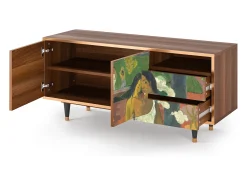 Mueble de TV - 125х56х41 cm - T7 - Arearea , Nogueira^ Móvel De Tv