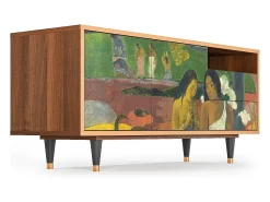 Mueble de TV - 125х56х41 cm - T7 - Arearea , Nogueira^ Móvel De Tv