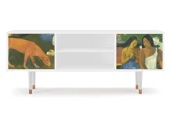 Móvel De Tv* Mueble de TV - 170х69х48 cm - T2 - Arearea , Branco Bege