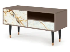 Móvel De Tv* Mueble de TV - 115х59х48 cm - T3 - Areiay Marble, Latte Bege