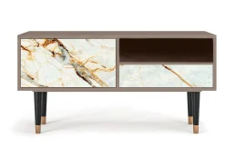 Móvel De Tv* Mueble de TV - 115х59х48 cm - T3 - Areiay Marble, Latte Bege