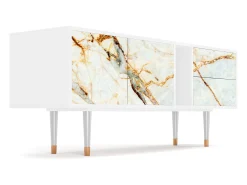 Mueble de TV - 170х69х48 cm - T1 - Areiay Marble, Branco^ Móvel De Tv