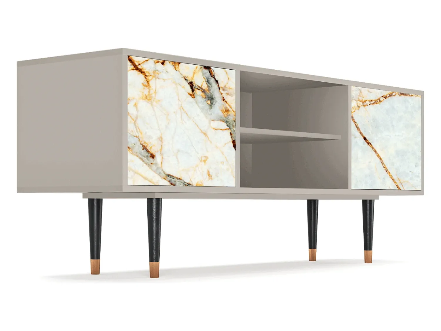Mueble de TV - 170х69х48 cm - T2 - Areiay Marble, Areia^ Móvel De Tv