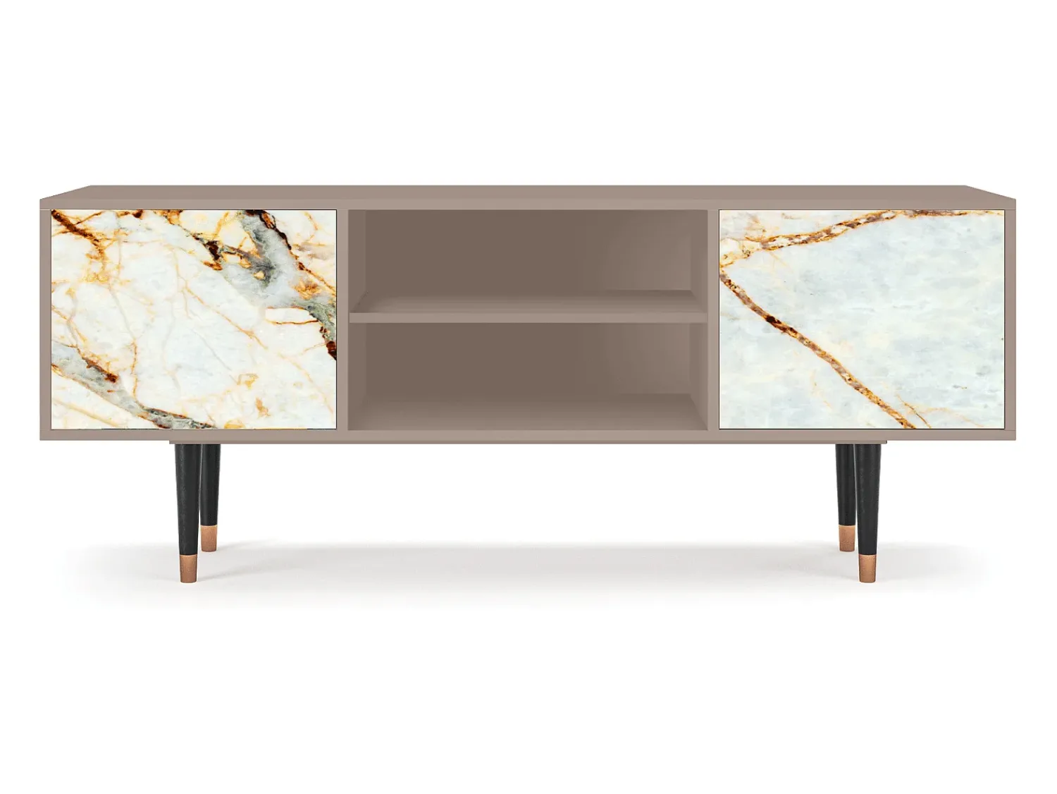 Móvel De Tv* Mueble de TV - 170х69х48 cm - T2 - Areiay Marble, Latte Bege