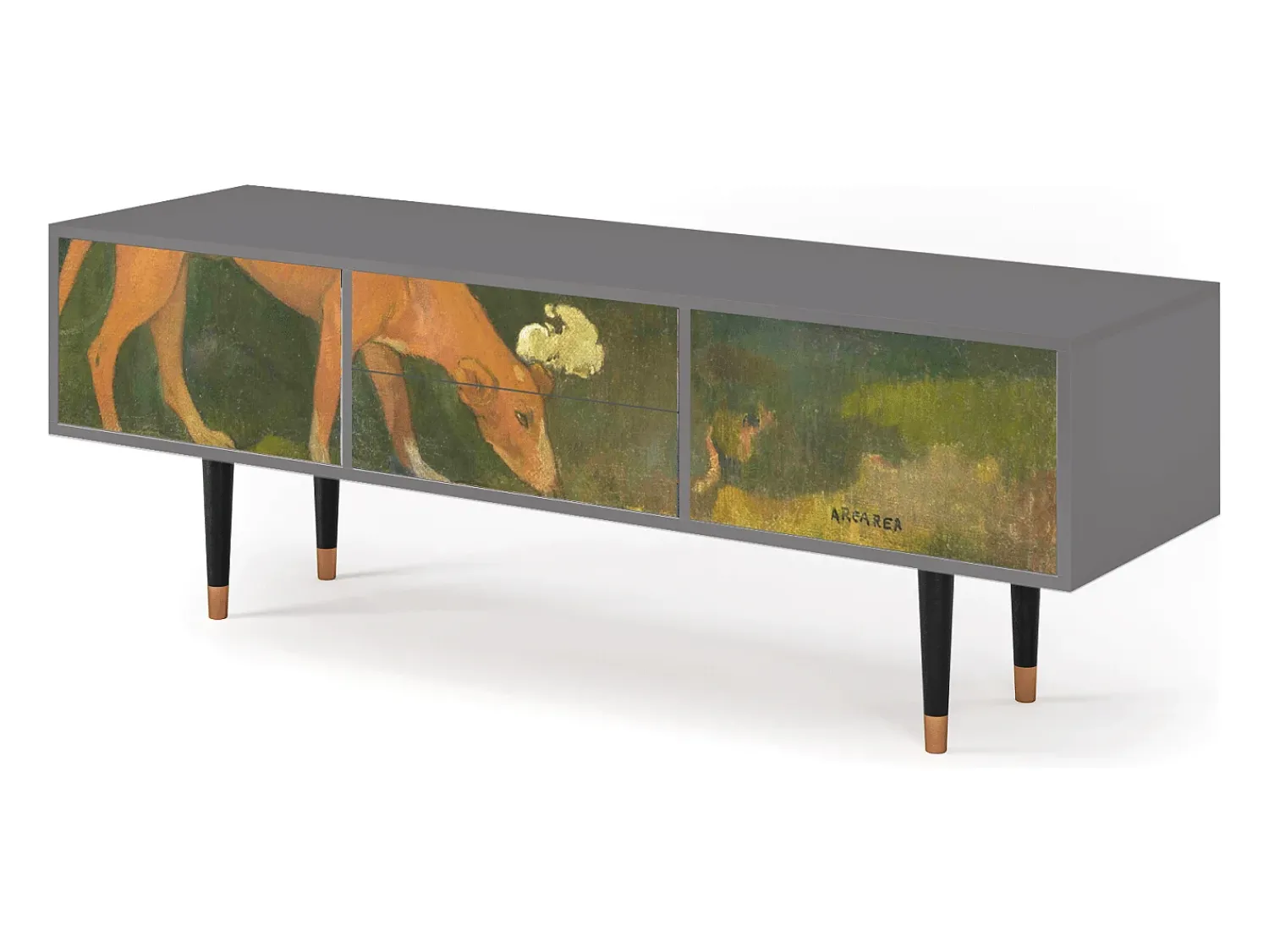 Mueble de TV - 170х59х48 cm - T4 - Arearea , Cinza^ Móvel De Tv