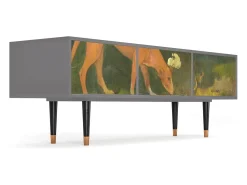 Mueble de TV - 170х59х48 cm - T4 - Arearea , Cinza^ Móvel De Tv
