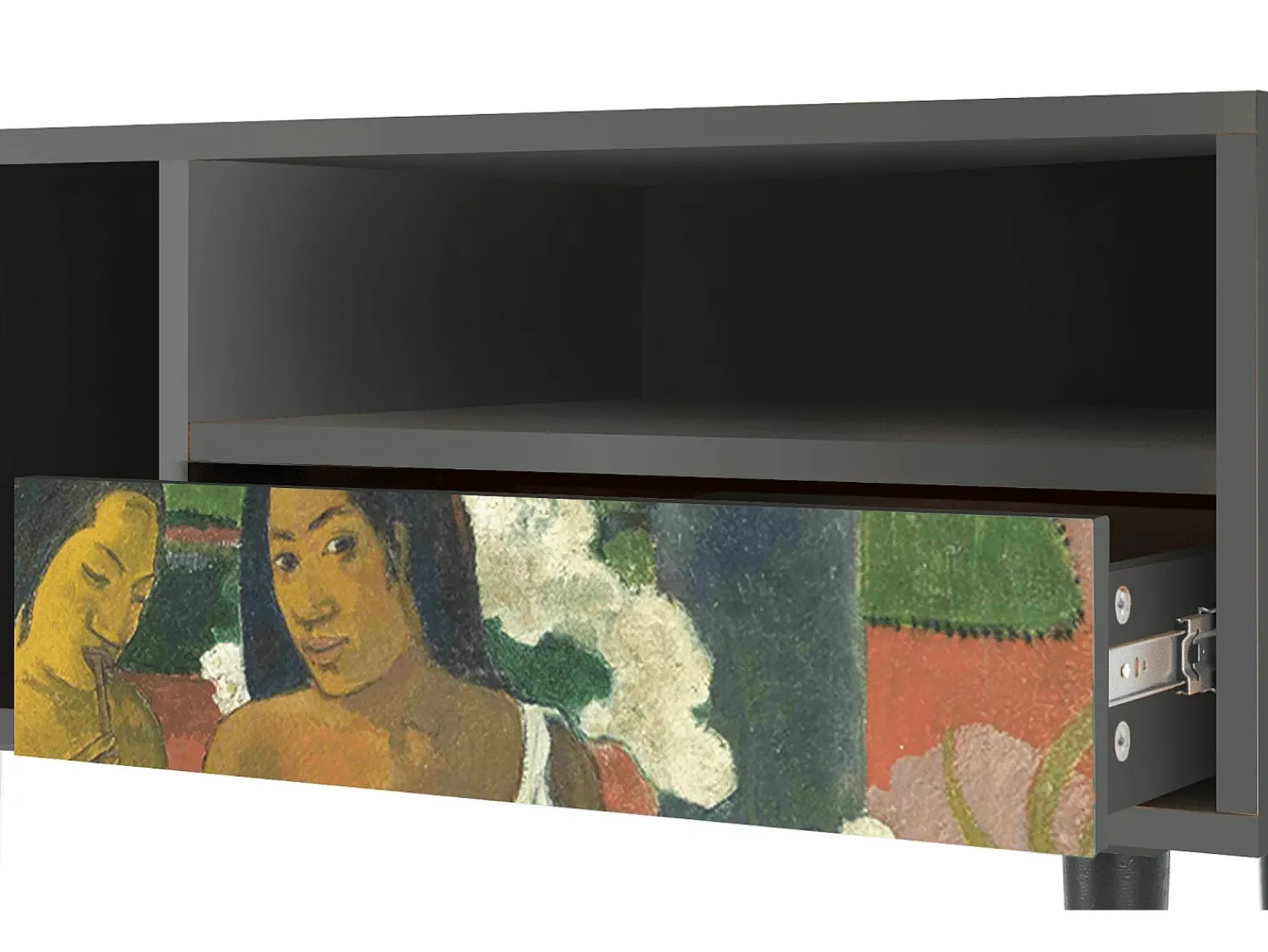 Mueble de TV - 115х59х48 cm - T3 - Arearea , Antracite^ Móvel De Tv