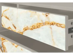Clearance Mueble de TV - 170х59х48 cm - T4 - Areiay Marble, Areia Bege