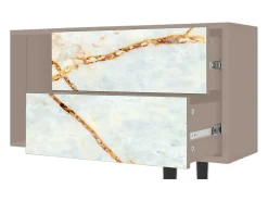 Mueble de TV - 170х69х48 cm - T1 - Areiay Marble, Latte^ Móvel De Tv