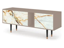 Mueble de TV - 170х69х48 cm - T1 - Areiay Marble, Latte^ Móvel De Tv