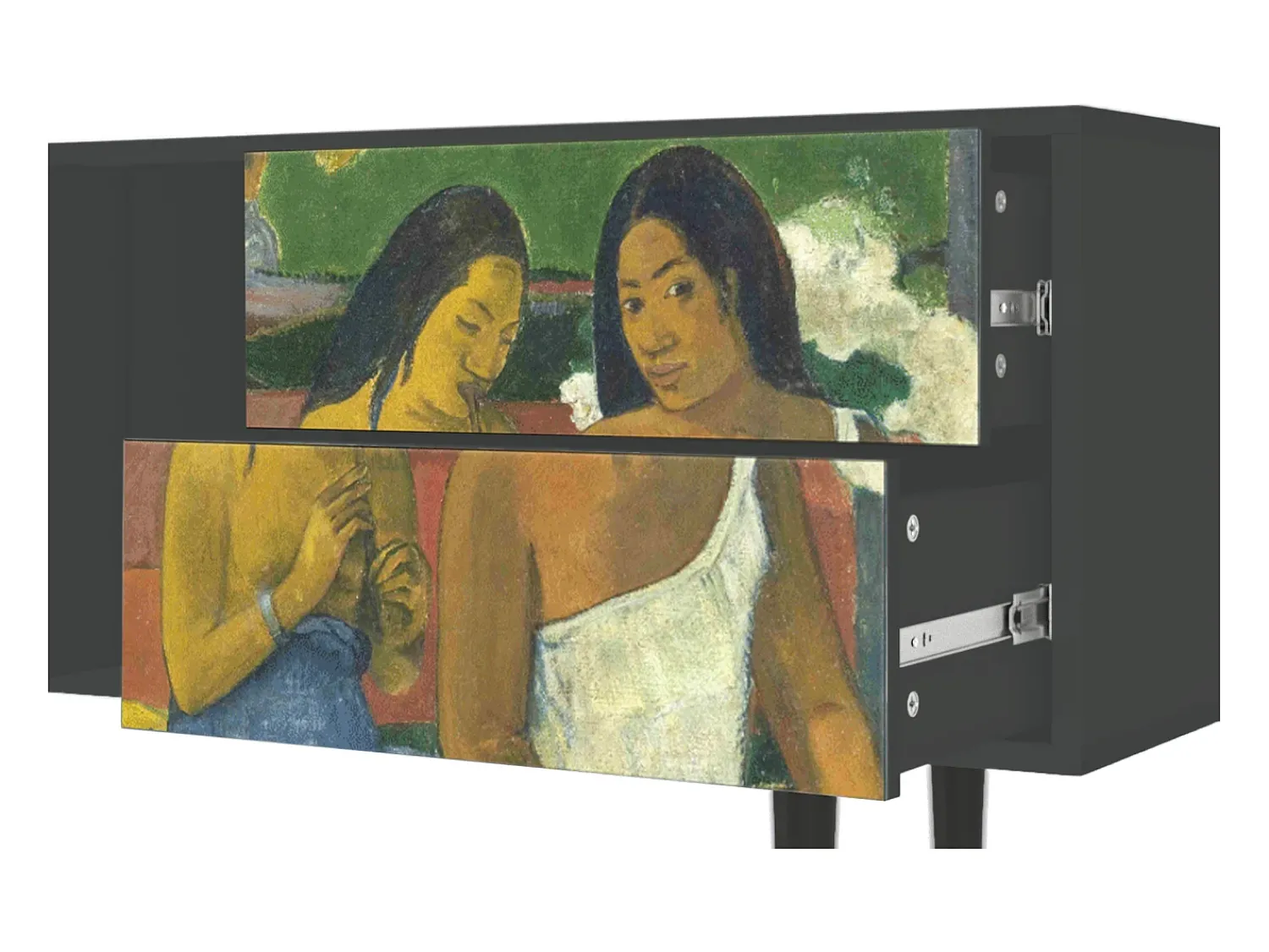 Discount Mueble de TV - 170х69х48 cm - T1 - Arearea , Antracite Cinza antracite