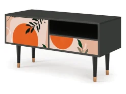 Mueble de TV - 115х59х48 cm - T3 - Artwork, Antracite Cinza antracite