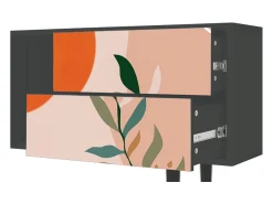 Móvel De Tv* Mueble de TV - 170х69х48 cm - T1 - Artwork, Antracite Cinza antracite