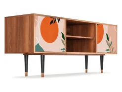 Móvel De Tv| Mueble de TV - 170х69х48 cm - T2 - Artwork, Nogueira Castanho