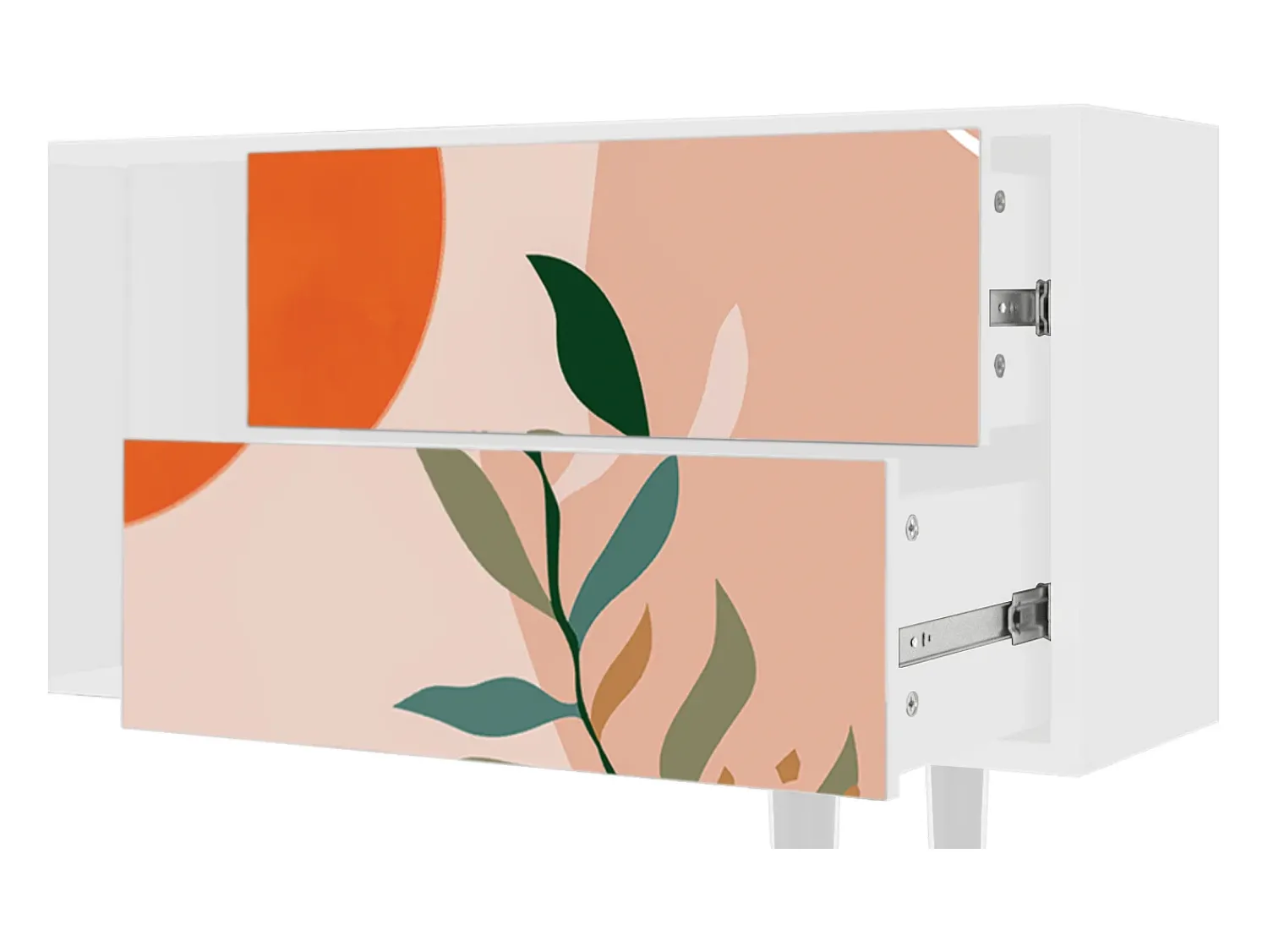 Mueble de TV - 170х69х48 cm - T1 - Artwork, Branco^ Móvel De Tv