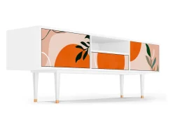 Mueble de TV - 170х59х41 cm - T6 - Artwork, Branco^ Móvel De Tv