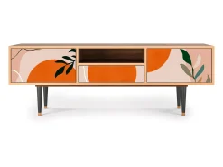 Móvel De Tv* Mueble de TV - 170х59х41 cm - T6 - Artwork, Nogueira Castanho