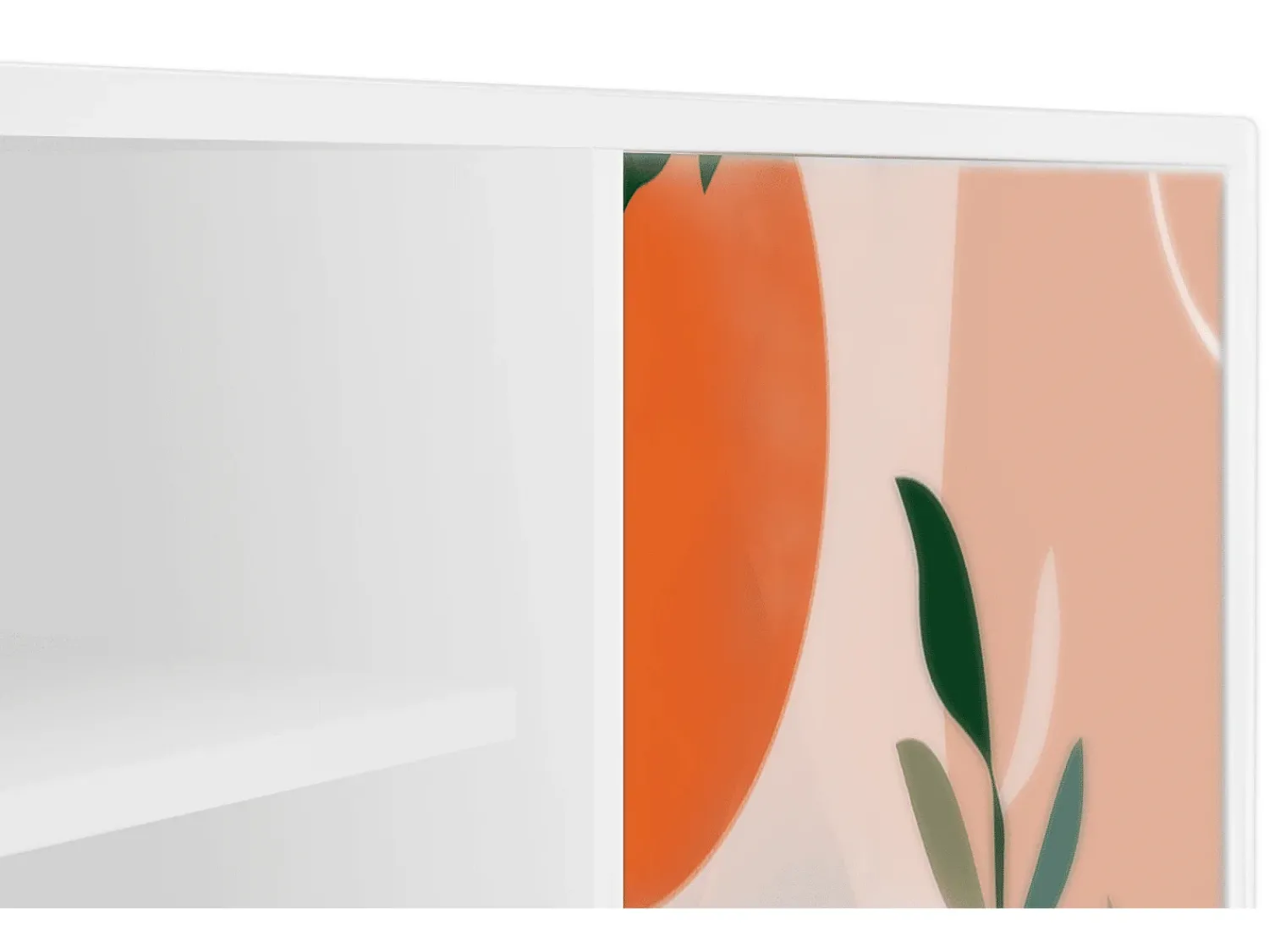 Online Mueble de TV - 170х69х48 cm - T2 - Artwork, Branco Bege