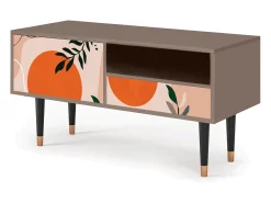 Móvel De Tv* Mueble de TV - 115х59х48 cm - T3 - Artwork, Latte Bege