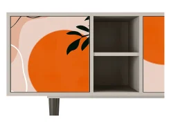 Móvel De Tv| Mueble de TV - 150х69х41 cm - T5 - Artwork, Areia Bege