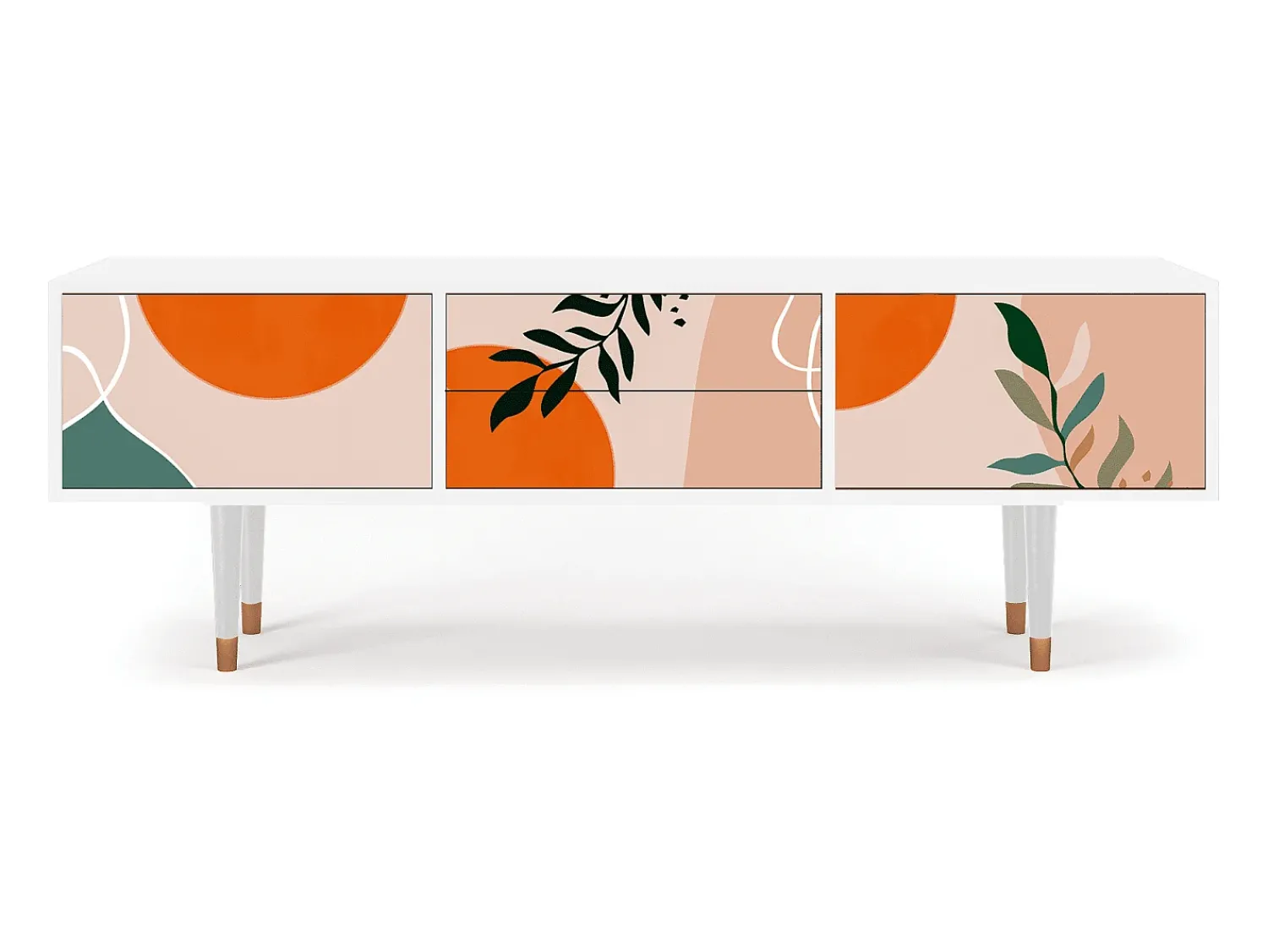Mueble de TV - 170х59х48 cm - T4 - Artwork, Branco^ Móvel De Tv