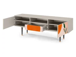Móvel De Tv| Mueble de TV - 170х59х41 cm - T6 - Artwork, Areia Bege