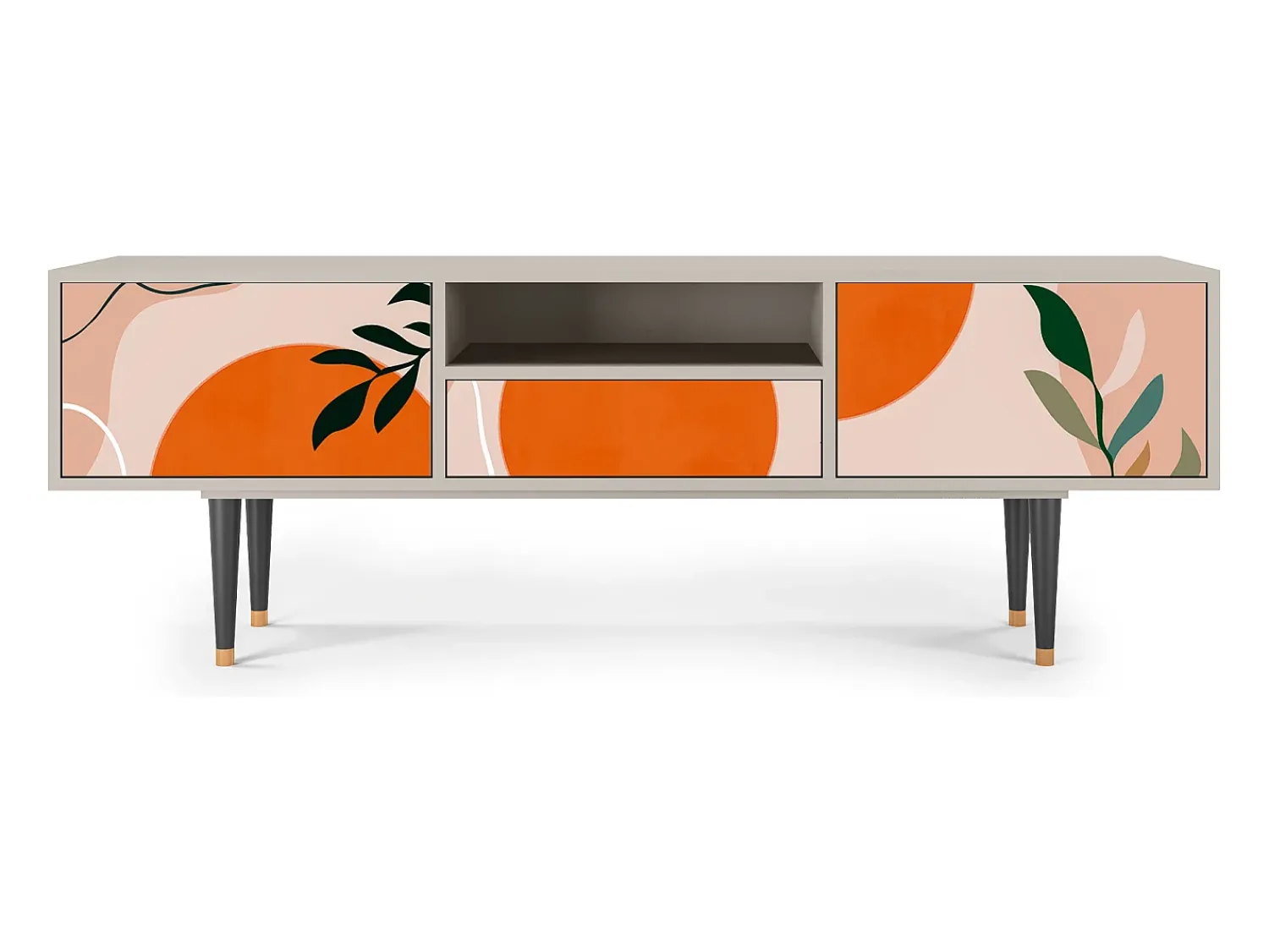 Móvel De Tv| Mueble de TV - 170х59х41 cm - T6 - Artwork, Areia Bege