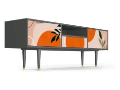 Discount Mueble de TV - 170х59х41 cm - T6 - Artwork, Antracite Cinza antracite