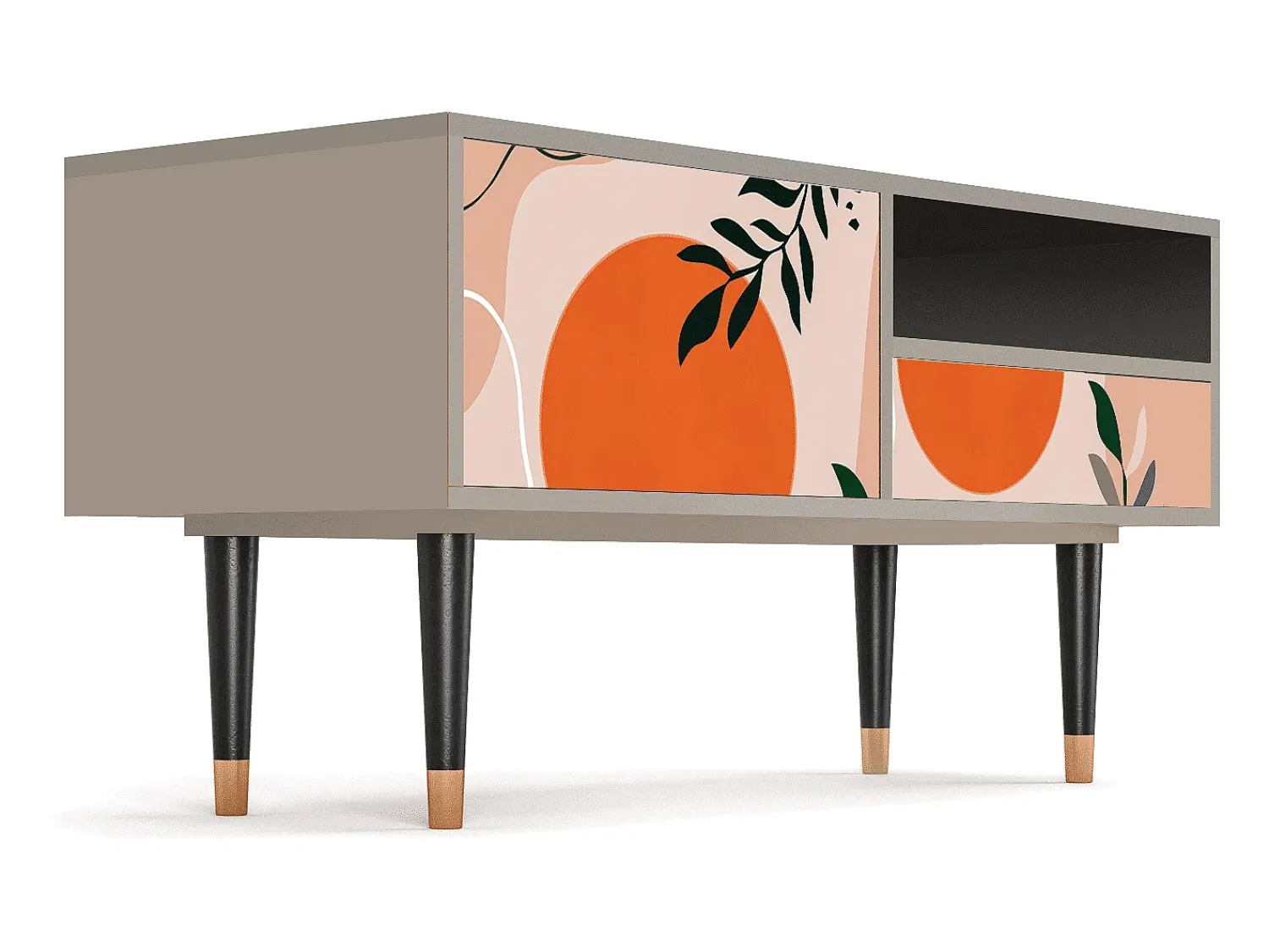 Móvel De Tv| Mueble de TV - 115х59х48 cm - T3 - Artwork, Areia Bege