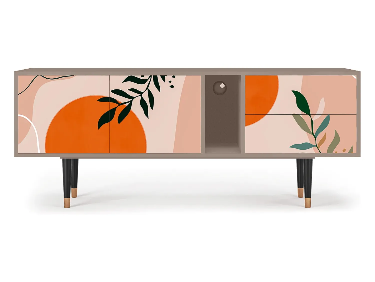 Mueble de TV - 170х69х48 cm - T1 - Artwork, Latte^ Móvel De Tv