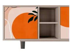 Móvel De Tv| Mueble de TV - 150х69х41 cm - T5 - Artwork, Latte Bege