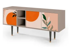 Móvel De Tv| Mueble de TV - 150х69х41 cm - T5 - Artwork, Latte Bege