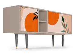 Móvel De Tv| Mueble de TV - 150х69х41 cm - T5 - Artwork, Latte Bege