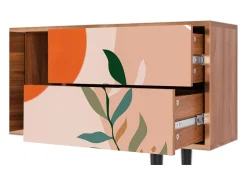 Best Mueble de TV - 170х69х48 cm - T1 - Artwork, Nogueira Castanho