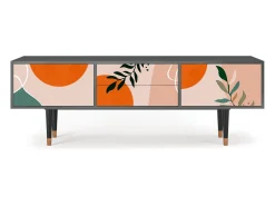 Mueble de TV - 170х59х48 cm - T4 - Artwork, Antracite^ Móvel De Tv