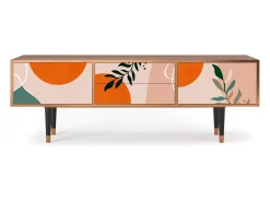 Móvel De Tv* Mueble de TV - 170х59х48 cm - T4 - Artwork, Nogueira Castanho