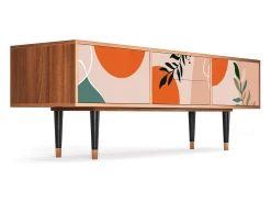 Móvel De Tv* Mueble de TV - 170х59х48 cm - T4 - Artwork, Nogueira Castanho