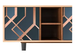 Discount Mueble de TV - 150х69х41 cm - T5 - Ashy 1920', Nogueira Castanho