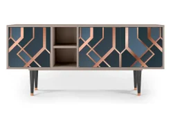 Mueble de TV - 150х69х41 cm - T5 - Ashy 1920', Latte^ Móvel De Tv