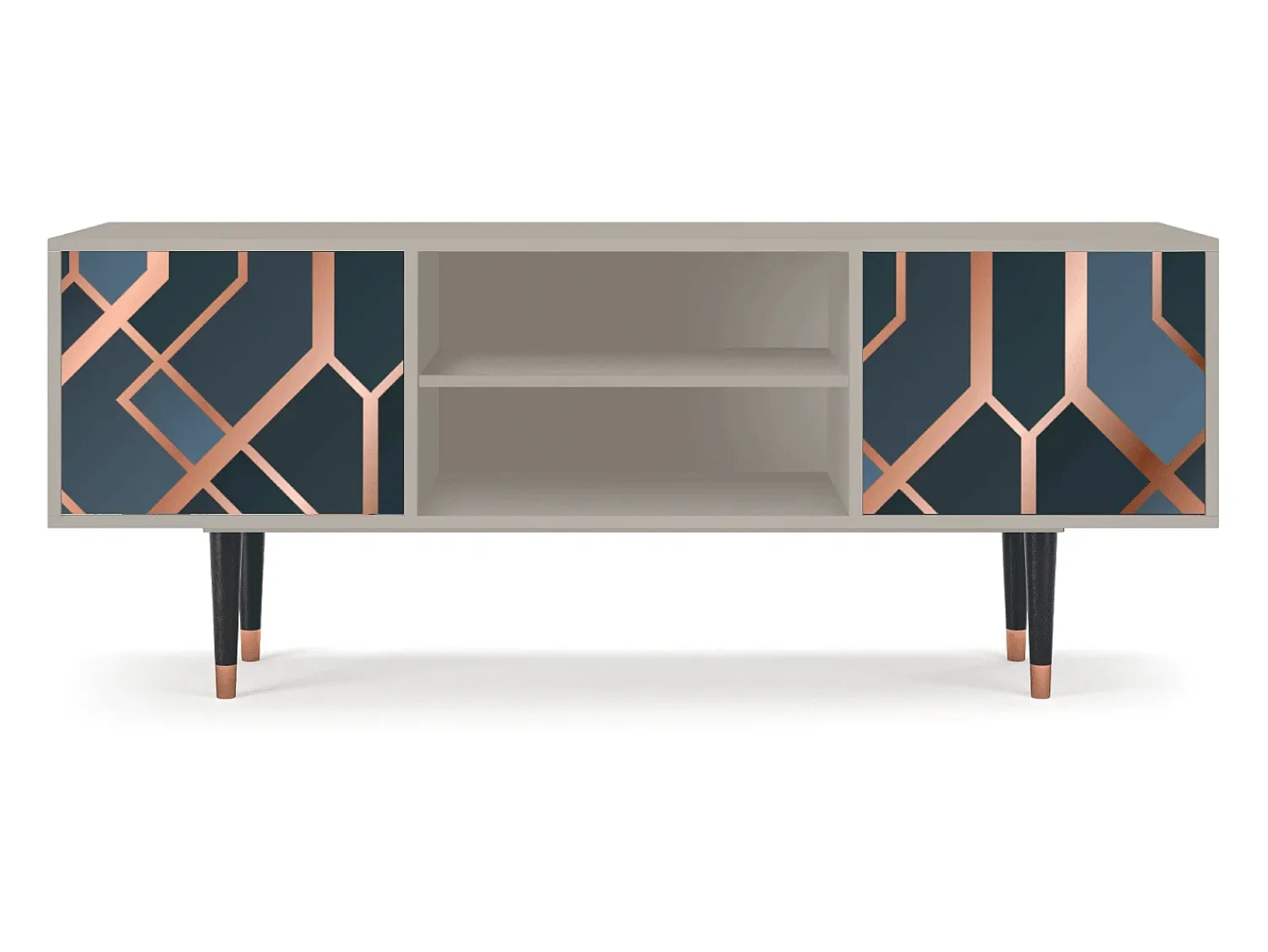 Móvel De Tv* Mueble de TV - 170х69х48 cm - T2 - Ashy 1920', Areia Bege