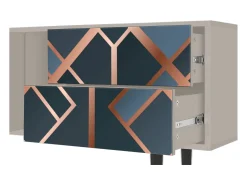 Móvel De Tv* Mueble de TV - 170х69х48 cm - T1 - Ashy 1920', Areia Bege